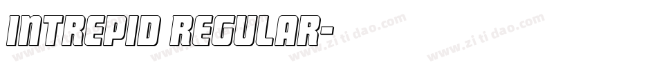 Intrepid Regular字体转换